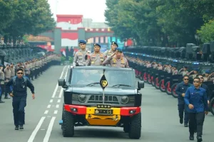 Kapolri Pimpin Apel dan Buka Rakernis Korps Brimob Polri Tahun 2026