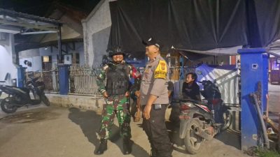 Tingkatkan Keamanan, Aparat Gabungan Sisir Jalan Raya Kertasari