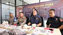 Selamatkan 35 Ribu Jiwa, Polda Riau Gagalkan Peredaran 6,94 Kg Sabu dan 969 Cartridge Etomidate Senilai Rp9,8 Miliar