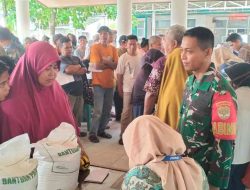 Babinsa Koramil 01/Tambun Turun Langsung Kawal Kegiatan yang Diserbu Ribuan Warga