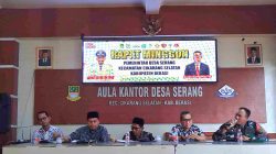 Minggon Desa Serang Bahas Posyandu dan Kebersihan Lingkungan, Babinsa Maju Dorong Peran Aktif Masyarakat