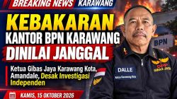 Kebakaran Kantor BPN Karawang Dinilai Janggal, Ketua Gibas Jaya Desak Investigasi Independen